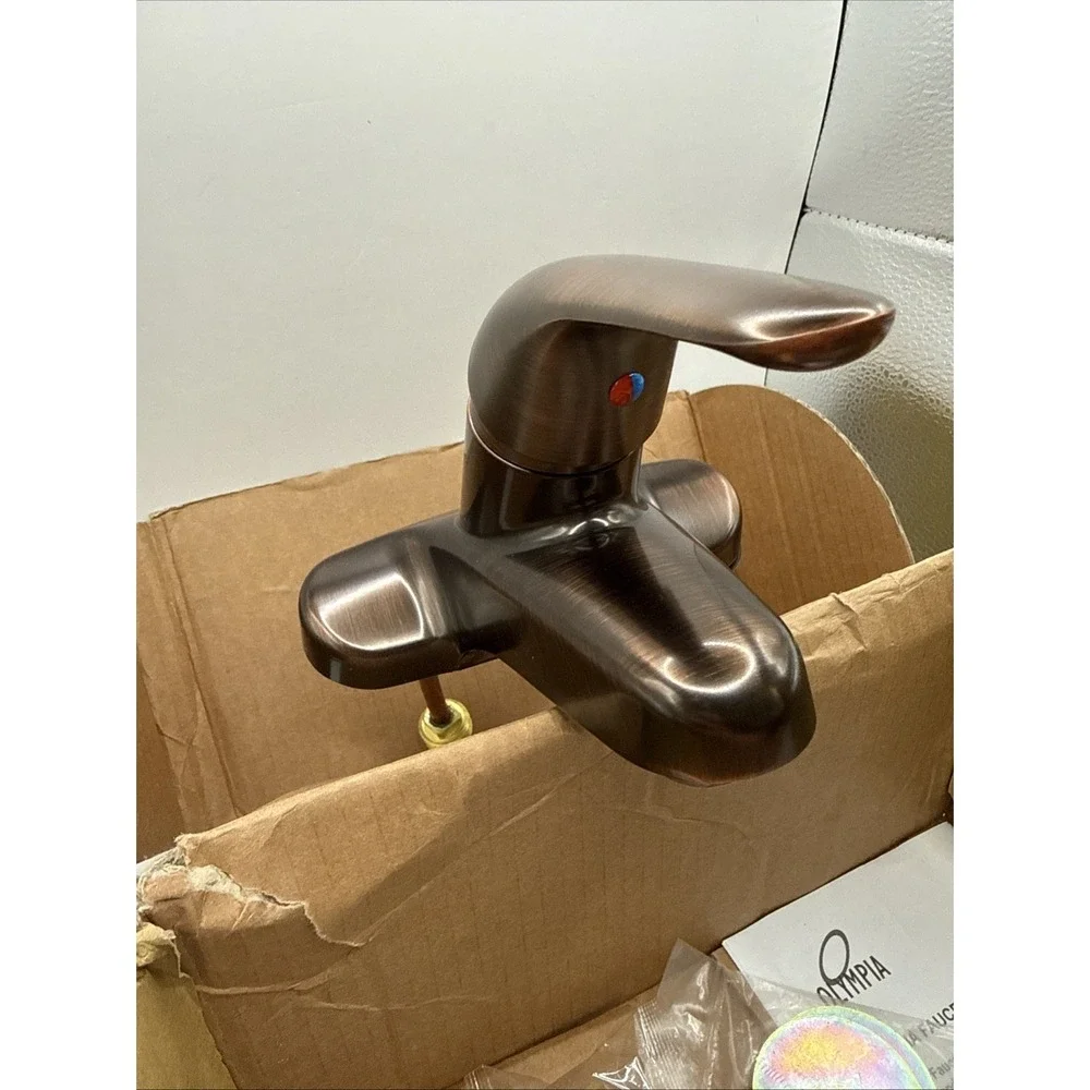 Olympia Faucets L-6160 Elite 1.2 GPM Centerset Bathroom Faucet - Brushed Bronze